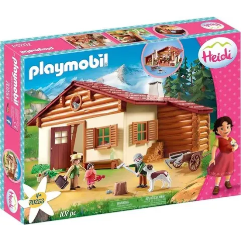 PLAYMOBIL Heidi met grootvader bij de alpenhut - 70253
