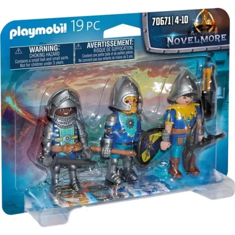 PLAYMOBIL Novelmore Set van 3 Novelmore ridders - 70671