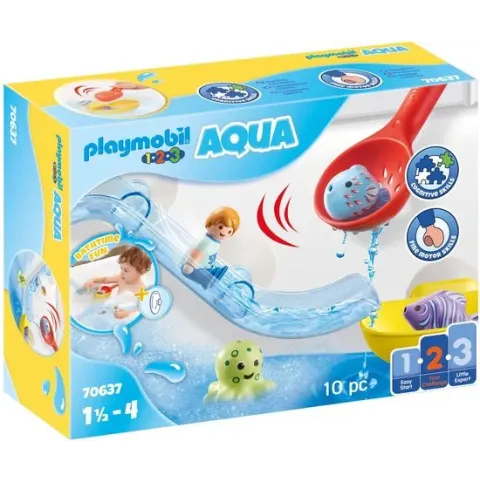 PLAYMOBIL 1.2.3 Aqua Visplezier met zeedieren - 70637