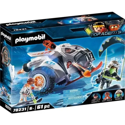 PLAYMOBIL Top Agents Spy Team sneeuwmobiel - 70231