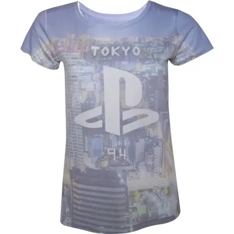 PlayStation - Ladies All Over Print T-Shirt