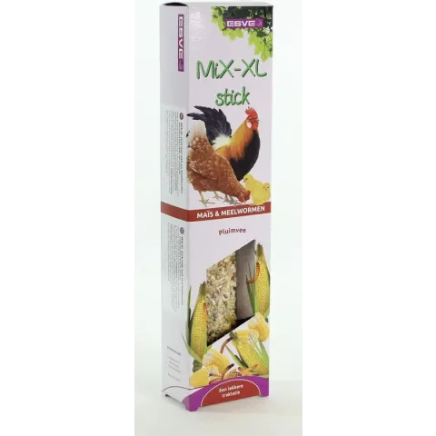 Pluimvee stick XL Mais en meelwormen