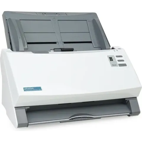 Plustek SmartOffice PS456U Plus 600 x 600 DPI ADF-scanner Grijs, Wit A4