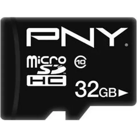 PNY Performance Plus flashgeheugen 32 GB MicroSDHC Klasse 10