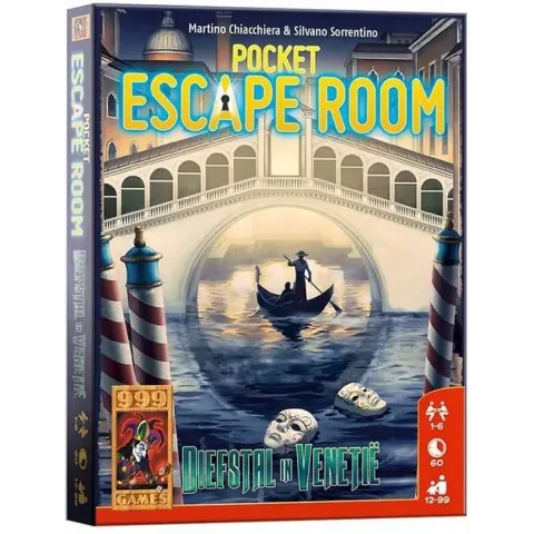 Pocket Escaperoom Diefstal in Venetië - Gezelschapsspel