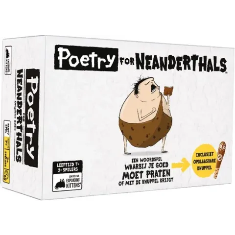 Poetry for Neanderthals - Nederlandstalig Kaartspel
