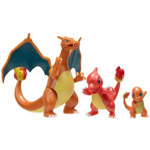 Pokemon Battle Figure Evolution Pack - CHarmander, Charmeleon & Charizard