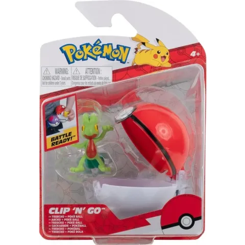 Pokemon - Clip 'N' Go - Treecko + PokÃ©ball ( 37715 )