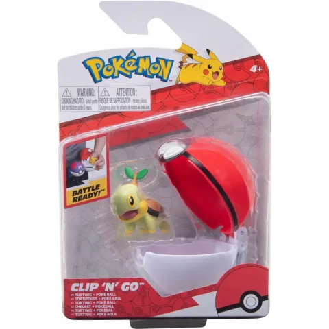 Pokemon Figure - Turtwig + Poke Ball (Clip 'n' Go)