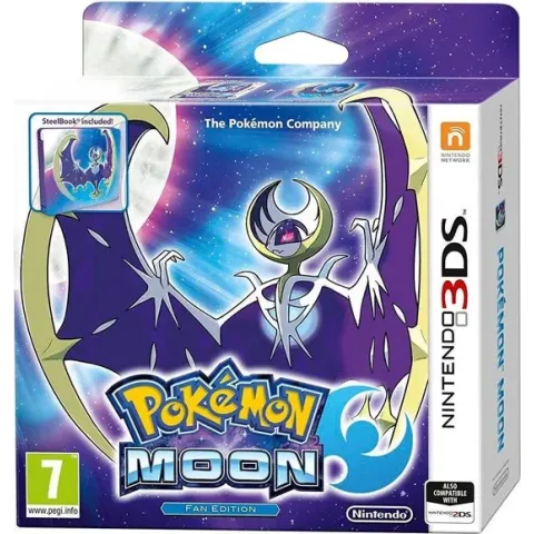 Pokemon Moon Steelcase Edition - 2DS + 3DS