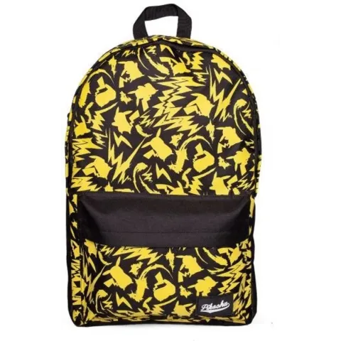 Pokémon Rugtas Pikachu All Over Print Zwart/Geel