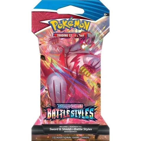 Pokémon Sword & Shield Battle Styles Sleeved Booster - Pokémon Kaarten
