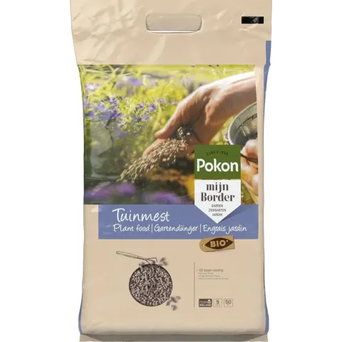 Pokon Bio Tuinmest - 5kg - Meststof (universeel) - 120 dagen voeding