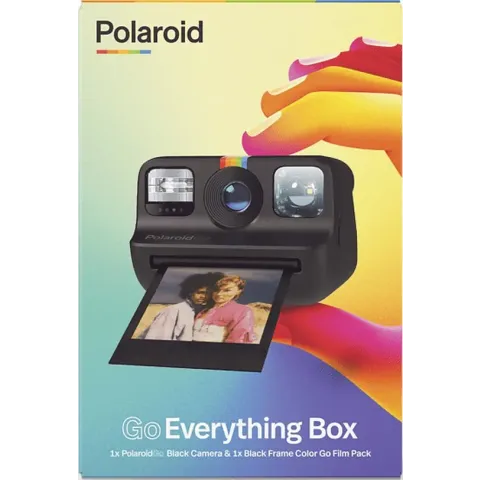 Polaroid Go Everything Box Black | Instant camera inclusief 16 films