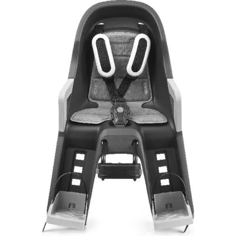 Polisport Guppy mini Fietsstoeltje Voor - Zwart/Grijs
