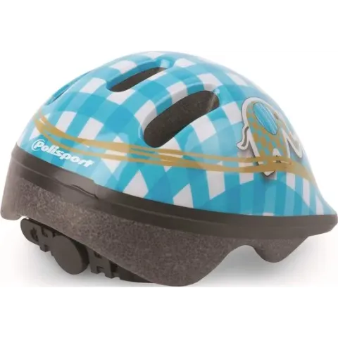 Polisport helm kinder Elephant XXS wit/blauw 44-48cm