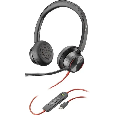 POLY Blackwire 8225 Headset Hoofdband Zwart