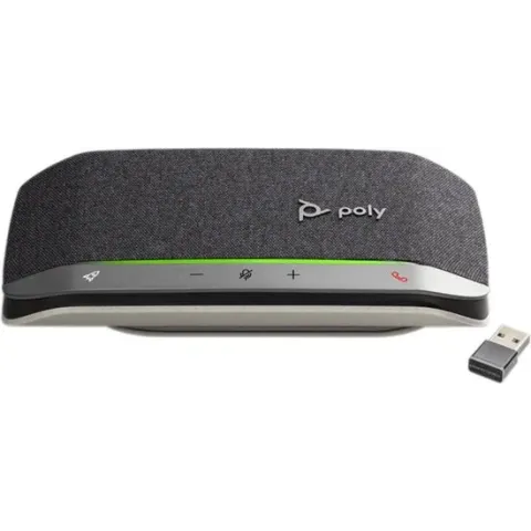 POLY sync 20+ luidspreker telefoon - Bluetooth -  USB-C - BT600c Dongel - Zwart, Zilver