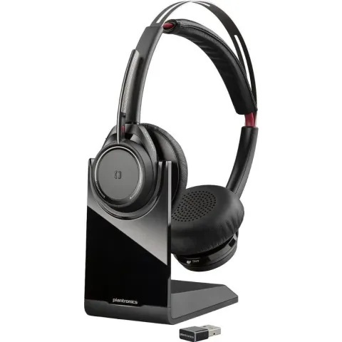 POLY Voyager Focus UC Headset Hoofdband Bluetooth Zwart