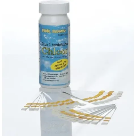 Pool Improve Teststrips Ph/alkaliteit/vrij Chloor 3 In 1