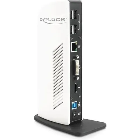 Portreplicator Delock USB3.0 -> USB/RJ45/HDMI/DVI/Audio