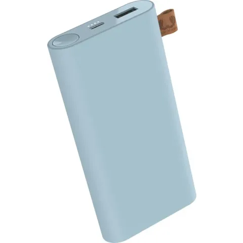 Powerbank 12000 mAh USB-C - Dusky Blue - Lichtblauw - 2 Poorten