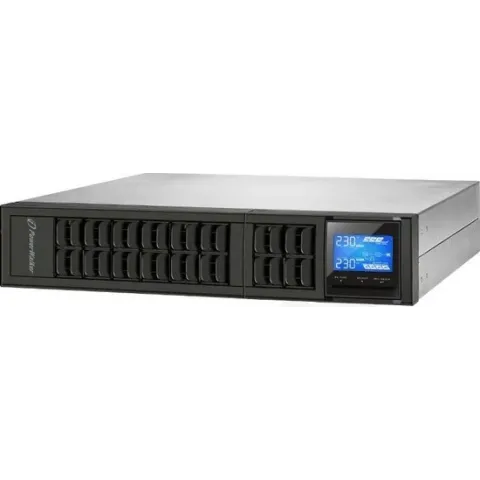 PowerWalker VFI 1000CRM LCD UPS 1000 VA 3 AC-uitgang(en) Dubbele conversie (online)