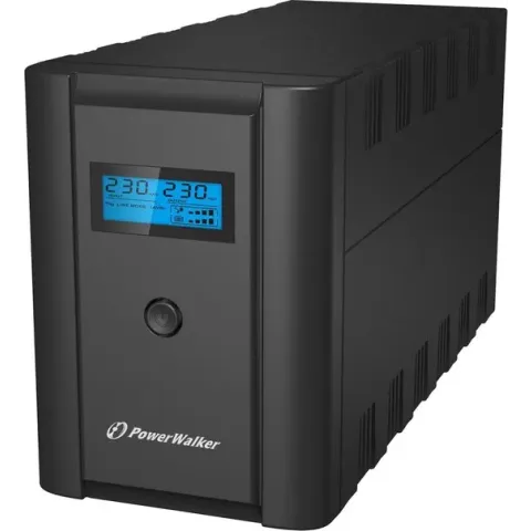 PowerWalker VI 2200 SHL Schuko Line-Interactive 2200VA 4AC-uitgang(en) Toren Zwart UPS