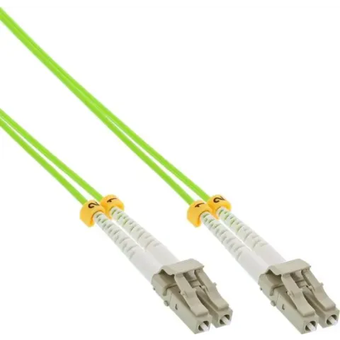 Premium LC Duplex Optical Fiber Patch kabel - Multi Mode OM5 - groen / LSZH - 5 meter
