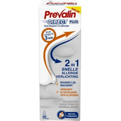Prevalin Direct Plus Neusspray - Bij hooikoorts - Hooikoorts neusspray - 20ml