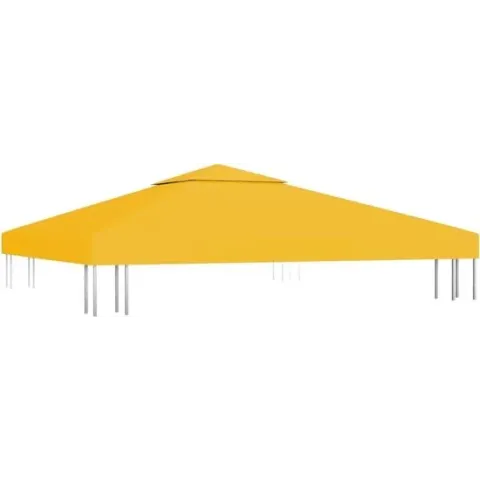 Prieeldak 2-laags 310 g/m² 3x3 m geel