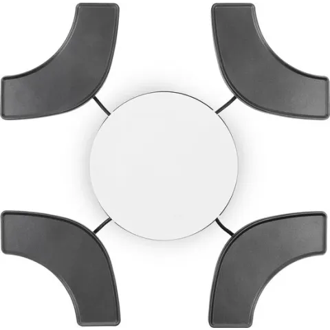 Princess 103070 Dinner4All Circle – Vier individuele kookstations – 4 x 250 W
