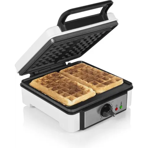 Princess 132397 Wafelijzer – Voor twee Belgische wafels –1200 Watt – Wit
