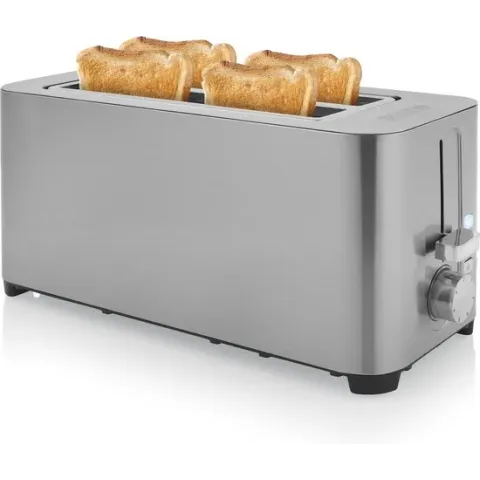 Princess 01.142402.01.001 RVS Broodrooster 2 Lange sleuven- ontdooi en verwarmfunctie