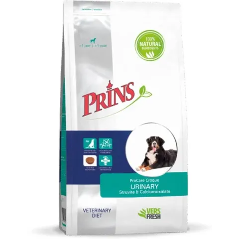 Prins Procare Croque Diet Urinary<br /><br /> Rund&Varken - Hondenvoer - 3 kg