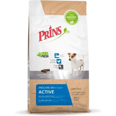Prins Procare Super Active Mini - Hondenvoer - 3 kg