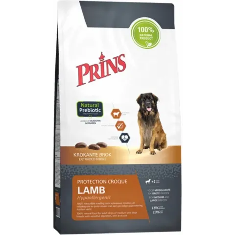 Prins Protection Croque Hypoallergeen - Lam - Hondenvoer - 10 kg