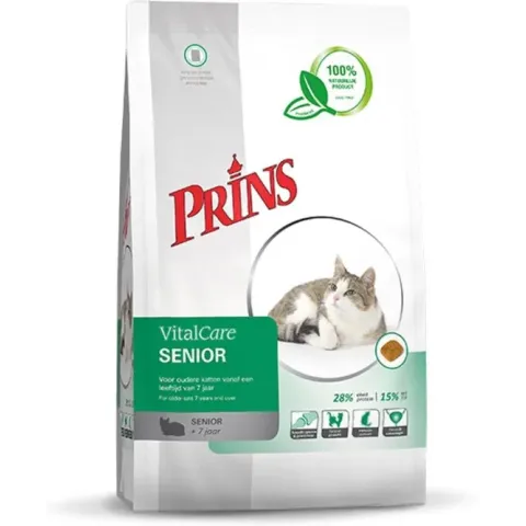 Prins Vital Care Kat Senior - Kattenvoer - 10 kg