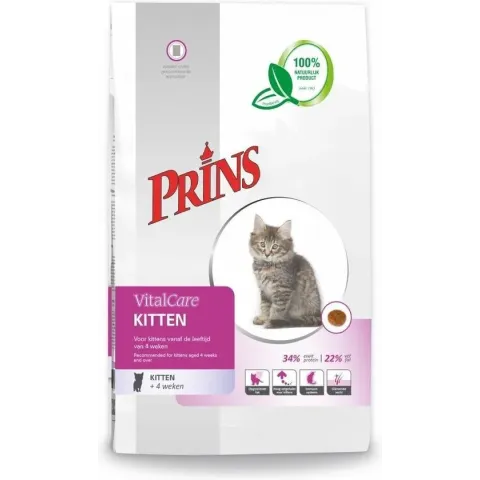 Prins VitalCare Kitten - Kattenvoer - 10 kg