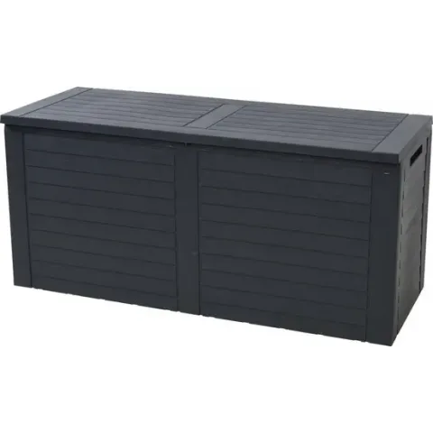 Pro Garden Kussenbox - Tuinkist - Opslagbox -  240 Liter -met verzonken handgrepen -  115X45XH53CM - Zwart