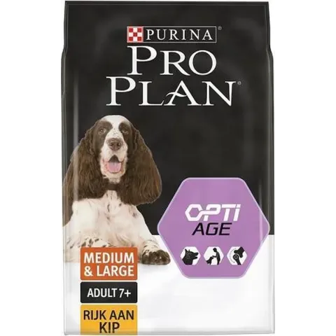 Pro Plan Medium & Large Adult 7+ - Kip Met Optiage - Hondenvoer - 14 kg