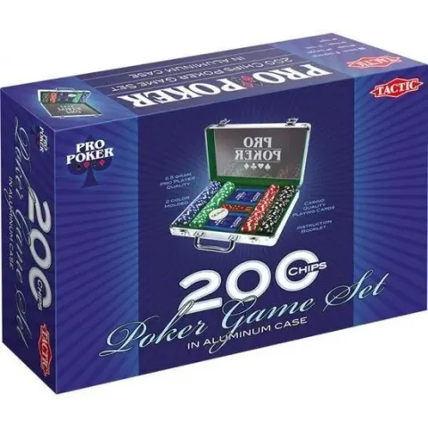 Pro Poker Case met 200 Chips van 11.5 Gram