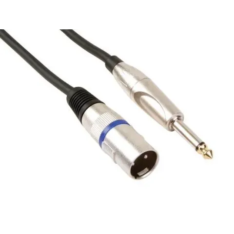 Professionele Xlr Kabel,Xlr Mannelijk Naar Monojack 6.35Mm Mannelijk (1.5M)