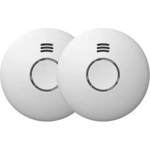 Profile Optical Rookmelder 85dB Draadloos Koppelbaar Kit 2 Stuks