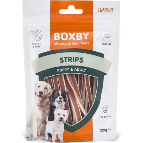 Proline Boxby Strips - Hondensnack - 1 zakje (20 stuks) - 100 gram
