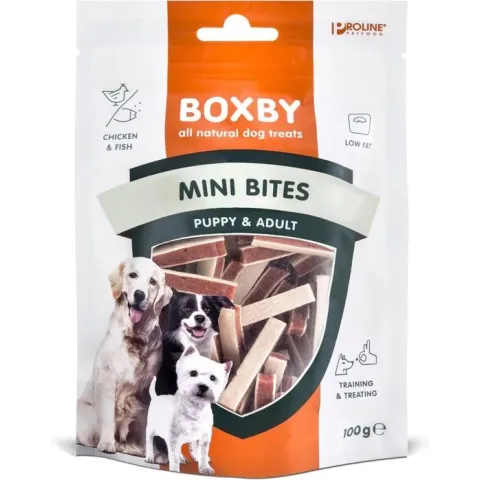 Proline Puppy Boxby Mini Bites - Hondensnacks - 100 g