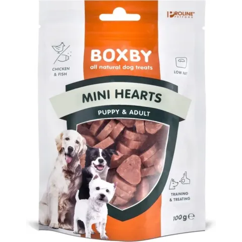 Proline Puppy Boxby Mini Hearts - Hondensnacks - 100 g