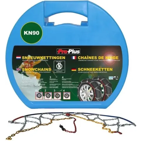 ProPlus sneeuwkettingen set - PAT auto - 12 mm KN90