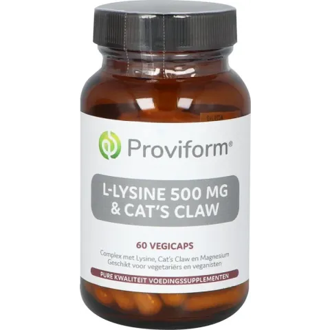 Proviform L-Lysine 500 mg & Cat's claw - 60 vcaps