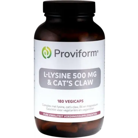 Proviform lysine 500mb & cat's claw 180 vcaps